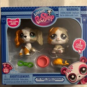 Littlest Pet Shop Series 3 Cocker Spaniel and Cat